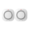 (2 Pack)Smoke Alarm Fire Protection Home Security System Smoke Alarm (Logistics only For USPS.TK/TMEU only For self-pickup)