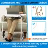 Fresh Fab Finds Foldable Tray Table Portable Sofa TV Tray 6 Heights 3 Angles Laptop Desk Adjustable Eating Dinner Coffee for Bed Dorm Home