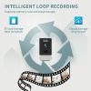 Window type disguised surveillance camera, built-in WiFi, motion detection alarm, suitable for cross-border security of homes/shops