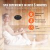 Steam Shower Generator, 15 kW, Segmented Heating & Temperature Customization & 24h Timer Steam Bath Kit