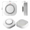 (4 Pack)Smoke Alarm Fire Protection Home Security System Smoke Alarm (Logistics only For USPS.TK/TMEU only For self-pickup)