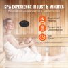 Steam Shower Generator, 10.5 kW, Segmented Heating & Temperature Customization & 24h Timer Steam Bath Kit