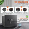 Safe, 1.2 Cubic Feet Home Safe, Steel Security Safe with Digital Keypad and 2 Keys, Cabinet Safe with Fire-proof Bag, Protect Cash, Gold, Jewelry