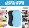 12 Pack Multi-Purpose Scrub Sponges Kitchen, Dish Sponge, Non-Scratch Microfiber Sponge for Efficiently Cleaning Dishes, Pots, and Pans (Multicolor)