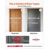Push Bar Panic Exit Device, 31" Stainless Steel Commercial Panic Bar for Exit Doors, Emergency Exit Door Hardware with Auto Alarm System and Sticker